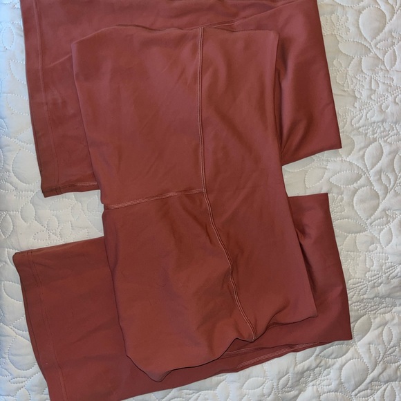 lululemon high rise flare groove pant pink leggings - 16 - plus size womens - Picture 6 of 7